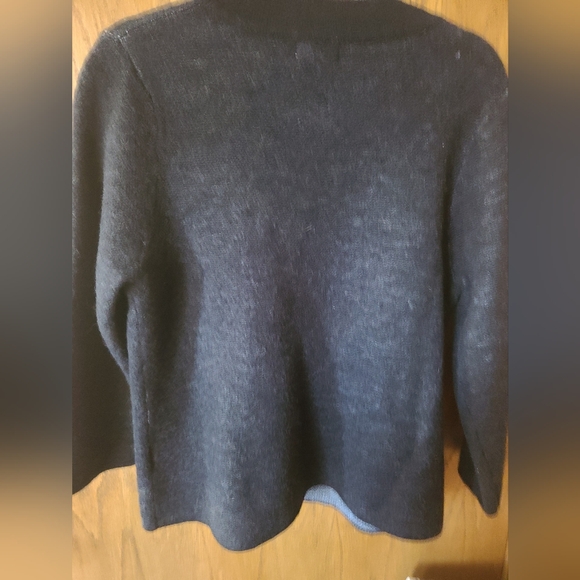 EUC Woman's L Croft & Barrow 100% warm wool cardigan - Picture 7 of 12